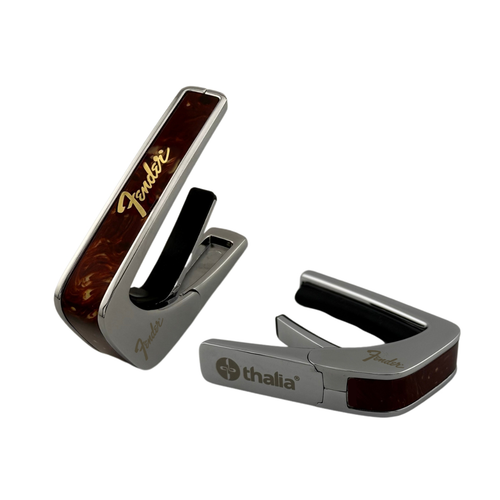 Fender Tortoise Shell with Gold Perine Logo | Officially Licensed Capo