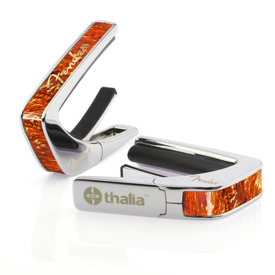 Fender Tortoise Shell with Gold Spaghetti Logo | Officially Licensed Capo