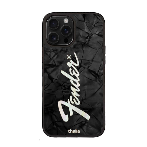 Fender Black Horizontal Perine Logo | iPhone Case