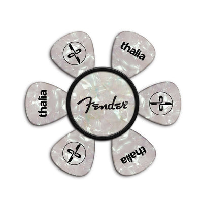 Fender Mother of Pearl Spaghetti Logo| Pick Puck 2.0