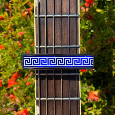 Thalia Capo Ancient Meander | Limited Edition Capo Black Chrome / Electric Blue Angel Wing