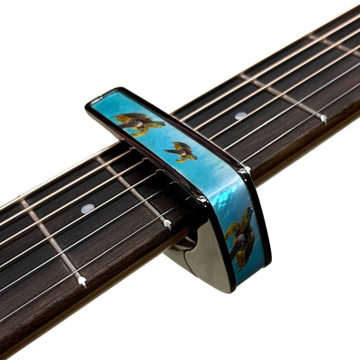 Thalia Capo Hawaiian Sea Turtle "Honu" | Limited Edition Capo Black Chrome